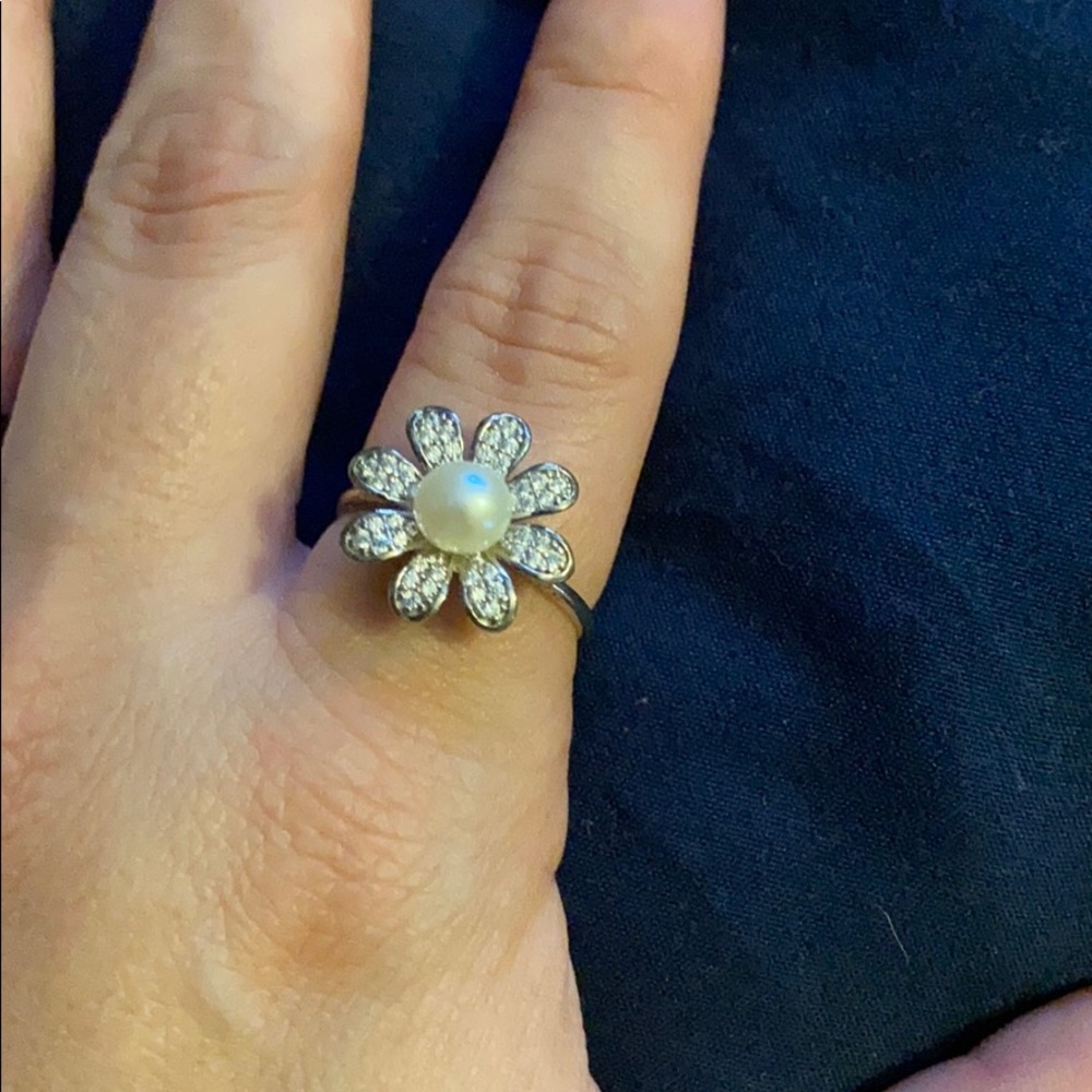Real fresh water pearl ring size 8